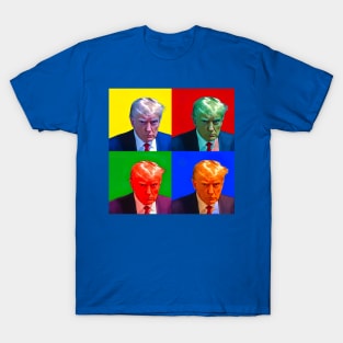 Trump Mugshot Andy Warhol T-Shirt